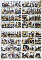 Vista popular española de la vida de Napoleón, siglo XIX