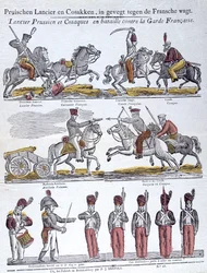 Imagen popular de las guerras napoleónicas, siglo XIX