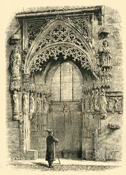 Pórtico de la Iglesia de San Sebaldo, Núremberg, 1890