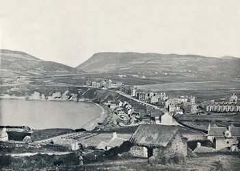 Port Erin - Vista panorámica de la ciudad y sus alrededores, 1895