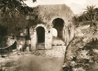 Porta marina, Pompeya, Italia, c1900s
