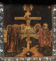 Tríptico portátil: La Crucifixión