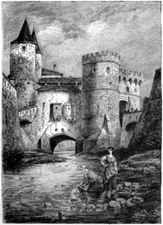 Porte des Allemands, Puerta Alemana, Metz, Francia