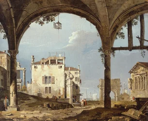 Pórtico con una linterna, 1741-45