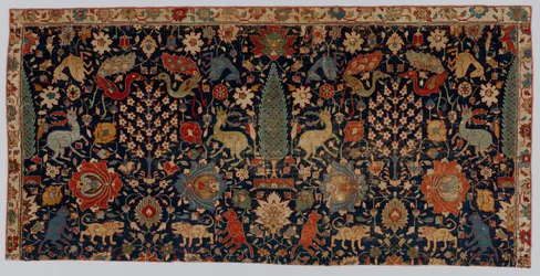 Porción de una alfombra, siglo XVII