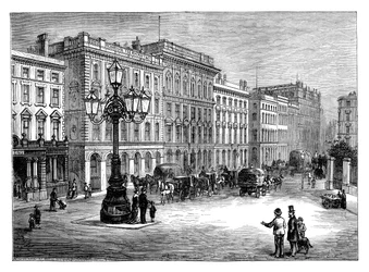 Calle Portland, Manchester, finales del siglo XIX