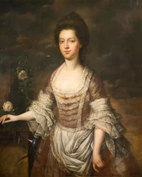 Retrato de una mujer, posiblemente Anne Clobery, 1740-1760