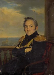 Retrato del Almirante Mikhail Lazarev 1788-1851