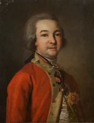 Retrato de Alexander Khrapovitsky, 1749-1801, senador y autor, segunda mitad del siglo XVIII