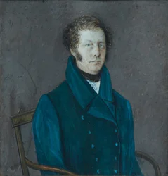 Retrato de Alexey Gavrilovich Popov 1760-1857, segundo cuarto del siglo XIX