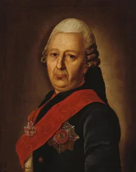 Retrato de Alexey Mikhailovich Obrezkov 1718-1787, 1770s