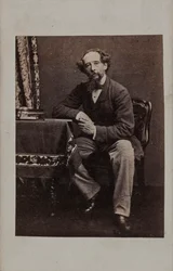 Retrato de Charles Dickens 1812-1870, 1860s