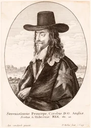 Retrato de Carlos I, pub. 1649