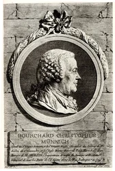 Retrato del Conde Burkhard Christoph von Münnich 1683-1767