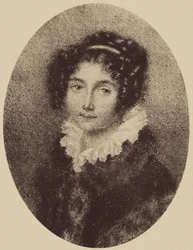 Retrato de la condesa Josephine Deym de Stritetz, nacida Brunsvik de Korompa 1779-1821, c. 1800