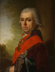 Retrato de Dmitri Prokofievich Troshchinsky 1754-1829, 1800s