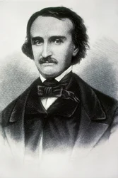 Retrato de Edgar Allan Poe (1809-1849), escritor estadounidense. Grabado del siglo XIX.
