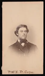 Retrato de Edward Drinker Cope, circa 1860s