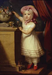 Retrato de Ekaterina Dmitrievna Obreskova 1822-1874, ca 1825