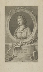 Retrato de Elisa von der Recke 1754-1833, 1792
