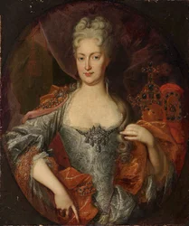 Retrato de Elisabeth Christine de Brunswick-Wolfenbüttel 1691-1750, Sacro Imperio..., ca 1720