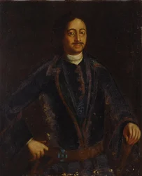Retrato del Emperador Pedro I el Grande 1672-1725, Principios del Siglo XVIII