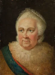 Retrato de la emperatriz Catalina II 1729-1796, finales de la década de 1790