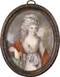 Retrato de la Emperatriz María Feodorovna Sofía Dorotea de Wurtemberg