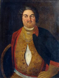 Retrato de Gavriil Ivanovich Davydov 1784-1809, principios del siglo XIX