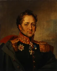 Retrato del General Alexander Alexandrovich Pisarev 1780-1848, primer cuarto del siglo XIX