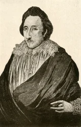 Retrato de George Percy, con camisa completa de lino de Holanda usada con jubón, c1610-1620, 1937