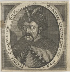Retrato del Hetman Bohdan Khmelnytsky 1595-1657, después de 1650