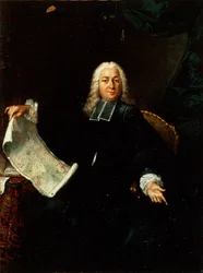 Retrato de Jean de Lagrive 1689-1757, c. 1740