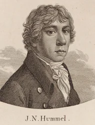 Retrato de Johann Nepomuk Hummel 1778-1837