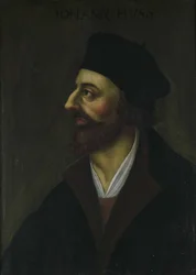 Retrato de John Hus, siglo XVII