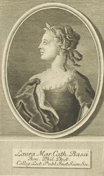 Retrato de Laura Bassi 1711-1778, 1738