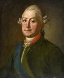 Retrato de Lev Alexandrovich Naryshkin 1733-1799, segunda mitad del siglo XVIII