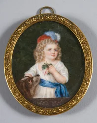 Retrato de Louis-Charles, Príncipe Real de Francia 1785-1795, siglo XIX