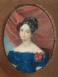 Retrato de Maria Jakovlevna Naryshkina 1789-1854, nacida Lobanova-Rostovskaya, 1840s