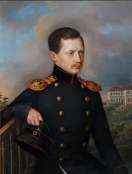 Retrato de Nikolai Semyonovich Korsakov 1819-1889, ca. 1849