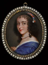 Retrato de Ninon de Lenclos 1620-1705, principios del siglo XVIII
