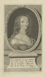 Retrato de Ninon de Lenclos 1620-1705, ca 1730