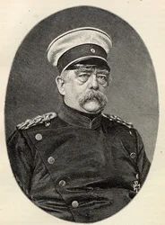 Retrato de Otto von Bismarck 1815-1898