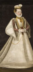 Retrato de Perchta de Rosenberg 1425-1476