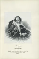 Retrato de Praskovya Ivanovna Orlova 1815-1900, 1858