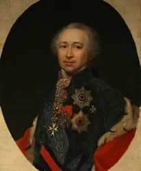 Retrato del príncipe Alexander Kurakin 1752-1818, 1810s