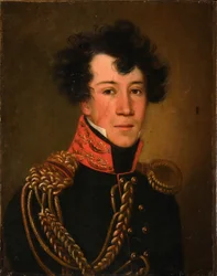 Retrato del Príncipe Nikolay Fyodorovich Golitsyn 1789-1860, años 1810