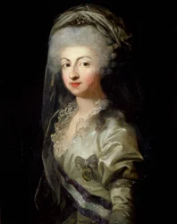 Retrato de la princesa Carolina Maria Teresa Giuseppa de Parma 1770-1804, finales del siglo XVIII