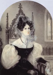 Retrato de la Princesa Zinaida Alexandrovna Volkonskaya 1792-1862
