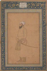 Retrato de Sayyid Amir Khan, segunda mitad del siglo XVII